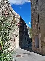 Ruelle en enfilade.