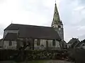 L’église Saint-Aignan (côté nord).