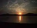 Coucher du soleil de Ruhondo.