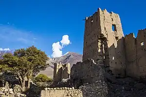 Ruines de la forteresse de Tangbe (en)