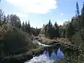 Ruisseau McLeod en aval du chemin Franceville vers la Rivière-au-Saumon.