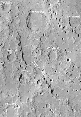 Image illustrative de l'article Pons (cratère)
