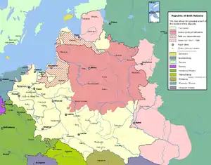 Pertes après le Déluge, l'invasion suédoise de 1655.