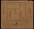 Plan portugais du fort en 1888.