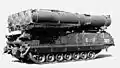 Un tracteur-érecteur-lanceur russe du système S-300PMU en configuration transport.