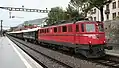 Locomotive cantonale avec « moustaches »