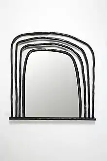 Miroir en fer battu