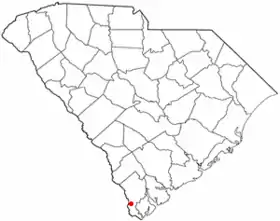 Localisation de Hardeeville