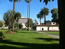 Le campus de l'université.