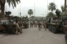 Des ASLAV PC (en) australiens en Irak (2007).