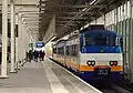 Service régional vers Rotterdam-Central via Breukelen entrant en gare.