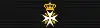 Ruban chevalier honneur et dévotion de l'ordre de Malte