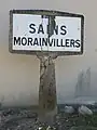 Panneau Michelin de la commune.