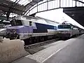 La 72172 et la 72176 livrée En Voyage à Paris-Est.
