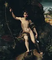 Giulio Romano, Saint Jean dans le désert.