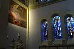 Chapelle avec peinture de Lucien Gros : Après la bataille