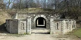 L'entrée de la redoute.