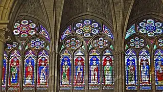 Nef de la basilique de Saint-Denis.