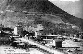 La gare de Saint-Georges de Commiers.
