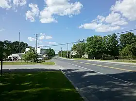 La rue Principale à Saint-Joachim