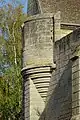 Échauguette de la maison jouxtant la porte.
