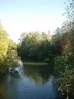 vu depuis le pont sur la Seine.