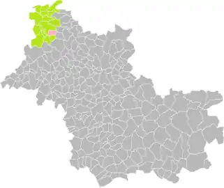 Saint-Marc-du-Cor dans l'intercommunalité en 2016.