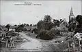 Saint-Marcel (Morbihan) : le bourg au début du XXe&nbsp;siècle (carte postale).