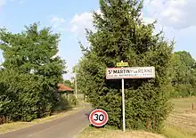 Entrée du village.