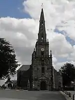 Clocher de l'église paroissiale.