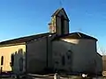 Le chevet de l'église (jan.&nbsp;2010)