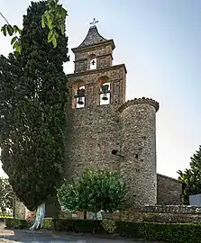 Le clocher-mur de l'église Saint-Martin