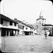 Saint-Savin dans la seconde moitié du XIXe&nbsp;siècle, photo.