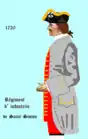 régiment de Saint-Simon de 1720 à 1734