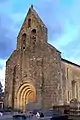 La façade occidentale de l'église (janv.&nbsp;2012).