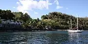 La baie de Wallilabou, servant de décor à Port Royal et Tortuga.
