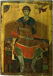 Saint Démétrios de Salonique (icône) XIIe siècle