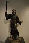 St. François d'Assise par Francisco Salzillo, XVIIIe siècle.