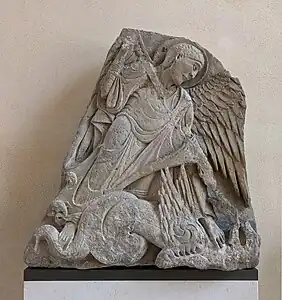 Bourgogne (fin du XIIe&nbsp;siècle), Saint Michel terrassant le dragon.