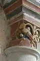 Paradis terrestre, la colombe et la pomme.