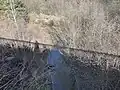Ruisseau Durocher, du pont à poutres en béton armé P-01600, rang de la Petite-Rivière Nord, Saint-Séverin (Mékinac)