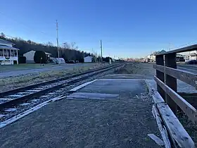 Quai de gare de Via Rail Canada, rue Marchildon,