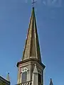 Le clocher de l'église paroissiale.