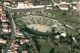 Vue aérienne.