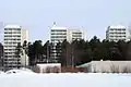 Résidences des employés de l'Hôpital universitaire d'Oulu à Sairaalanrinne.
