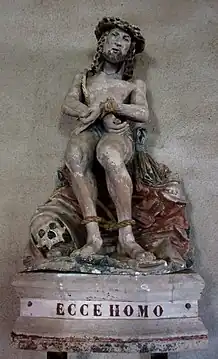 Salives (Côte-d'Or), église Saint-Martin, Christ de pitié (XVe – XVIe siècle)