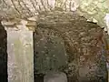 Salle voutée dans la plus ancienne partie du château (XIIe&nbsp;siècle).