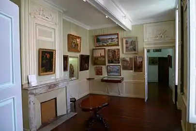 La salle Gabriel Gay, consacrée aux artistes toulousains des XVIIIe et XIXe&nbsp;siècles .
