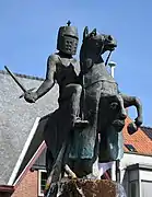 Salomon van Maldeghem (nl) sur la place du marché