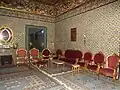 Vue partielle du salon d'honneur de style italianisant.